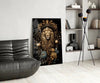 Lion King Glass Wall Art by Insigneart USA