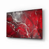 Red Marbellous Glass Wall Art by Insigneart USA
