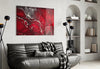 Red Marbellous Glass Wall Art by Insigneart USA