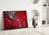 Red Marbellous Glass Wall Art by Insigneart USA
