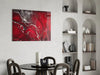 Red Marbellous Glass Wall Art by Insigneart USA