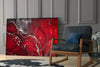 Red Marbellous Glass Wall Art by Insigneart USA
