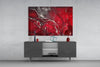 Red Marbellous Glass Wall Art by Insigneart USA