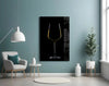 Wine Glass Wall Art by Insigneart USA