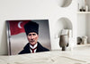 Ataturk Glass Wall Art by Insigneart USA