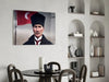 Ataturk Glass Wall Art by Insigneart USA