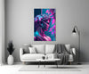 Thinking Sculpture Glass Wall Art by Insigneart USA