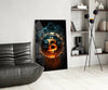 Bitcoin Glass Wall Art by Insigneart USA