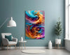 Color Dance Glass Wall Art by Insigneart USA