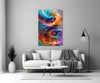 Color Dance Glass Wall Art by Insigneart USA