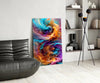 Color Dance Glass Wall Art by Insigneart USA