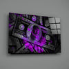 Dollars Glass Wall Art by Insigneart USA