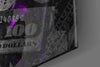 Dollars Glass Wall Art by Insigneart USA