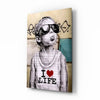 I Love Life Glass Wall Art by Insigneart USA