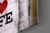 I Love Life Glass Wall Art by Insigneart USA