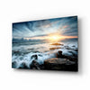 Sunset Glass Wall Art by Insigneart USA