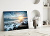 Sunset Glass Wall Art by Insigneart USA
