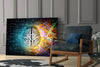 Brain Glass Wall Art by Insigneart USA