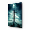 Cross Glass Wall Art by Insigneart USA