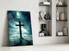 Cross Glass Wall Art by Insigneart USA