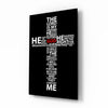 Cross Glass Wall Art by Insigneart USA