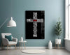 Cross Glass Wall Art by Insigneart USA