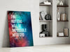 Nothing Impossible Glass Wall Art by Insigneart USA