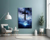 Cross Glass Wall Art by Insigneart USA