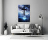 Cross Glass Wall Art by Insigneart USA