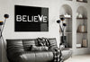Believe Glass Wall Art by Insigneart USA