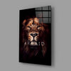 Lion Glass Wall Art by Insigneart USA