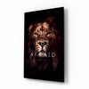 Lion Glass Wall Art by Insigneart USA