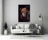 Lion Glass Wall Art by Insigneart USA