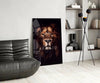 Lion Glass Wall Art by Insigneart USA