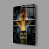 Lion Glass Wall Art by Insigneart USA