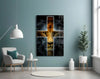 Lion Glass Wall Art by Insigneart USA