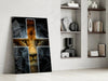 Lion Glass Wall Art by Insigneart USA