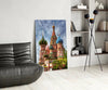 Saint Basil's Cathedral Glass Wall Art by Insigneart USA