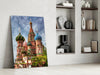 Saint Basil's Cathedral Glass Wall Art by Insigneart USA
