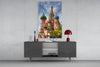 Saint Basil's Cathedral Glass Wall Art by Insigneart USA