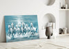 White Horses Glass Wall Art by Insigneart USA