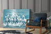 White Horses Glass Wall Art by Insigneart USA