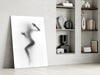 Woman Shadow Glass Wall Art by Insigneart USA