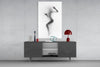 Woman Shadow Glass Wall Art by Insigneart USA