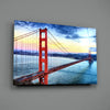 Golden Gate Bridge Glass Wall Art by Insigneart USA