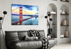 Golden Gate Bridge Glass Wall Art by Insigneart USA