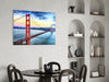 Golden Gate Bridge Glass Wall Art by Insigneart USA