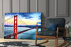 Golden Gate Bridge Glass Wall Art by Insigneart USA