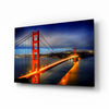 Golden Gate Bridge Glass Wall Art by Insigneart USA