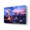 Tokyo Tower Twilight Glass Wall Art by Insigneart USA